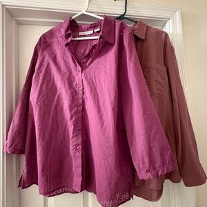 {2 items} Blouse Bundle Sz XL